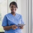 Portrait,Woman,Doctor,Nurse,Carer,Physical,Therapist,Black,African-american,One Portrait,Woman,Doctor,Nurse,Carer,Physical,Therapist,Black,African-american,One